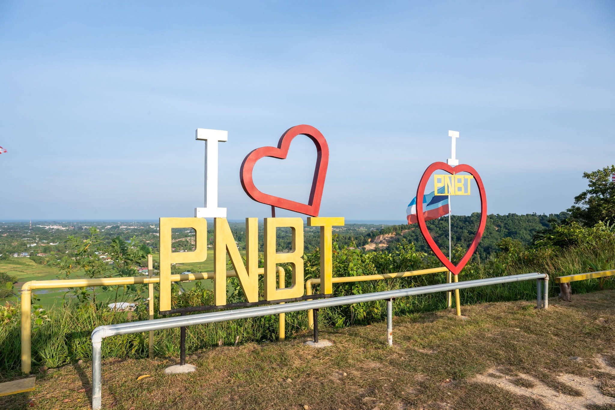 I Love PNBT sign at Bukit Bendera